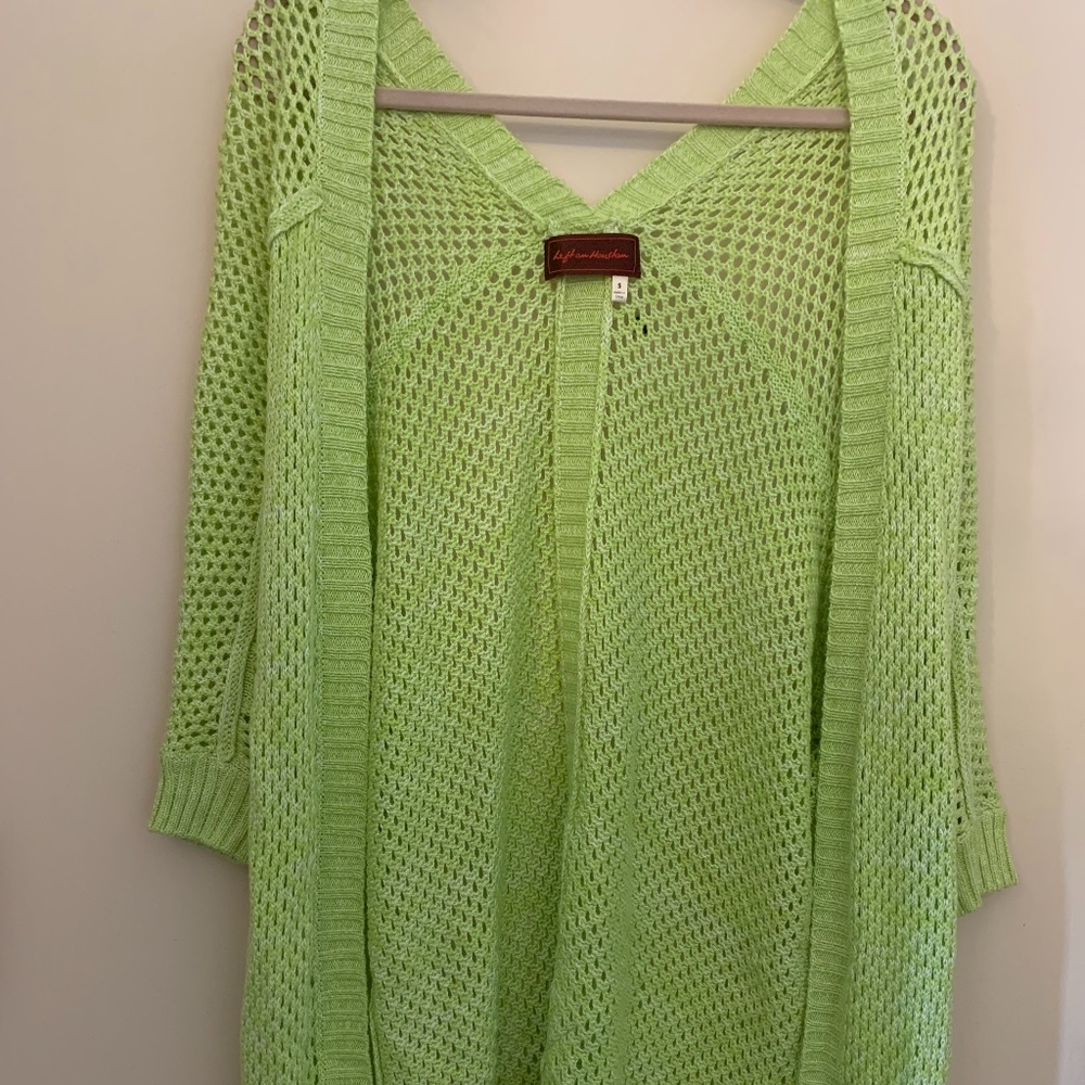 Left on Houston knit open Cardi